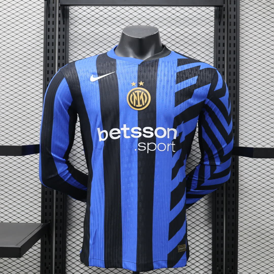 Inter Milan maillot domicile manche longue players 24/25