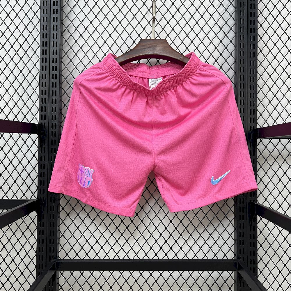 Short de Football FC Barcelone Rose 2025/26